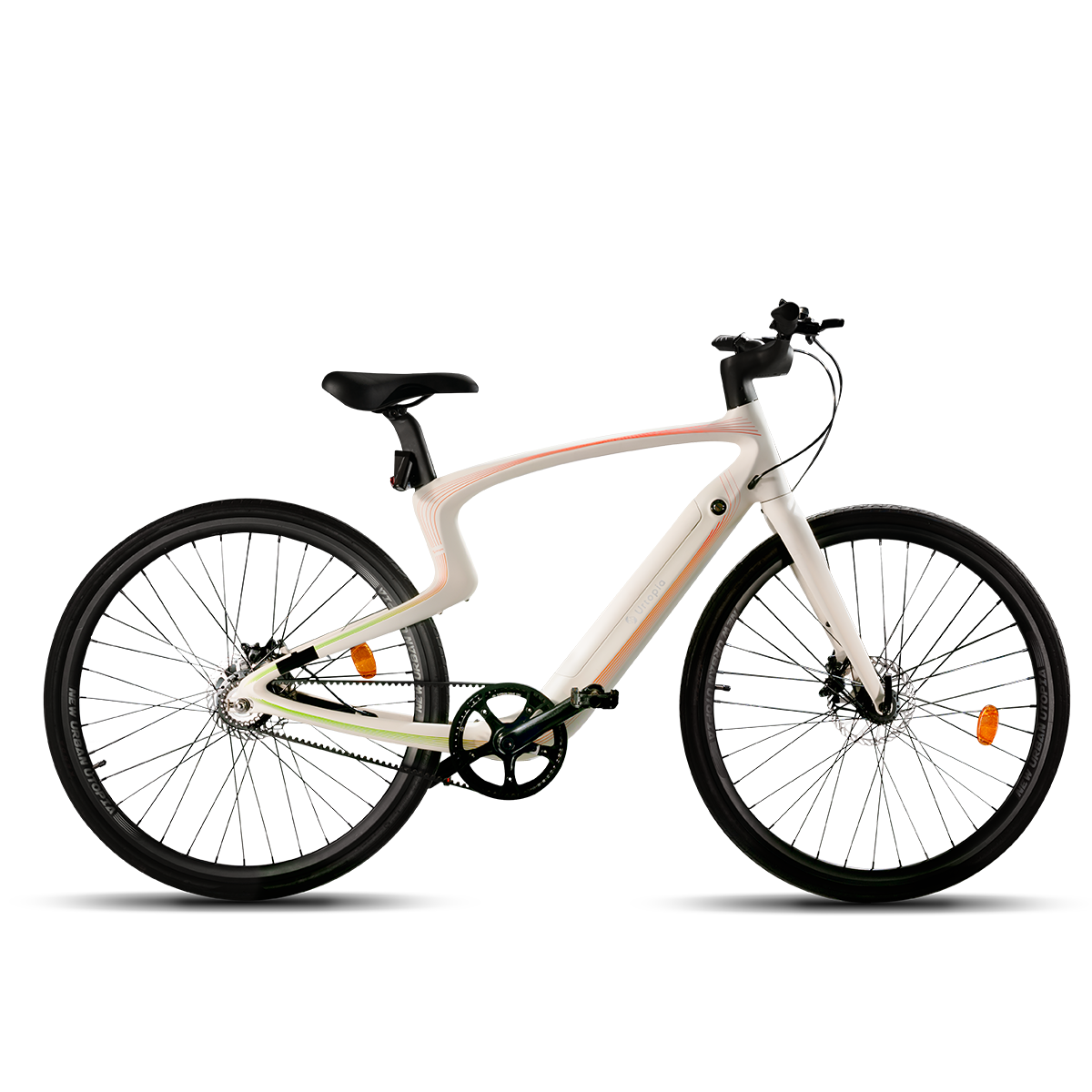 Vanilla) Large, URTOPIA Smart 352.8 Akku mit E-Bike Leichtes 29 Zoll, Citybike Abnehmbaren Unisex-Rad, Carbon (Laufradgröße: Wh, Large