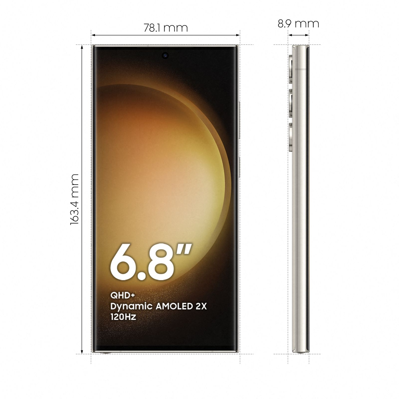 DS GB cream Ultra Cream SAMSUNG Galaxy SIM S23 Dual 512 12+512GB