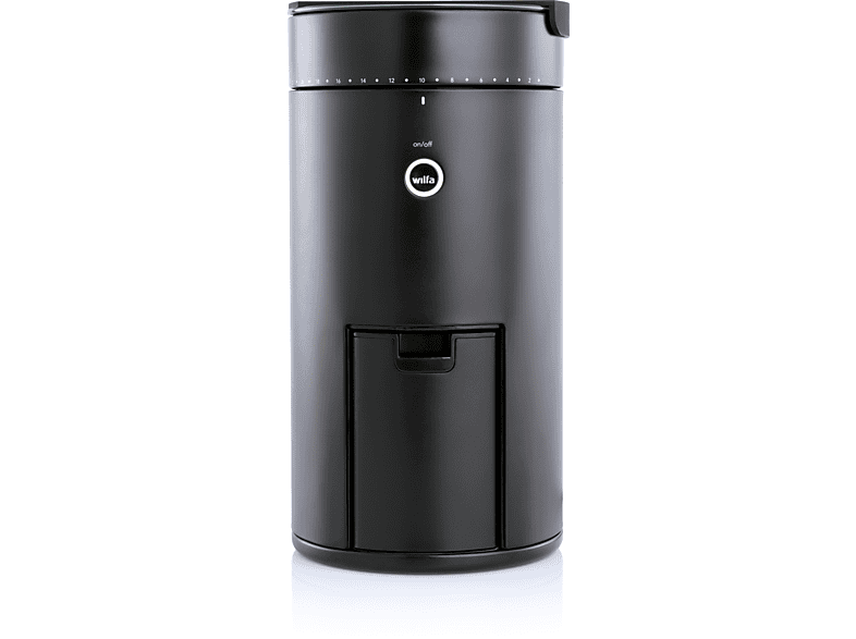WILFA Svart Uniform WSFB-100B Kaffeemühle Schwarz (80 Watt, Langlebiges 58 mm großes Scheibenmahlwerk aus Edelstahl, 41 Einstellungen des Mahlgrads)