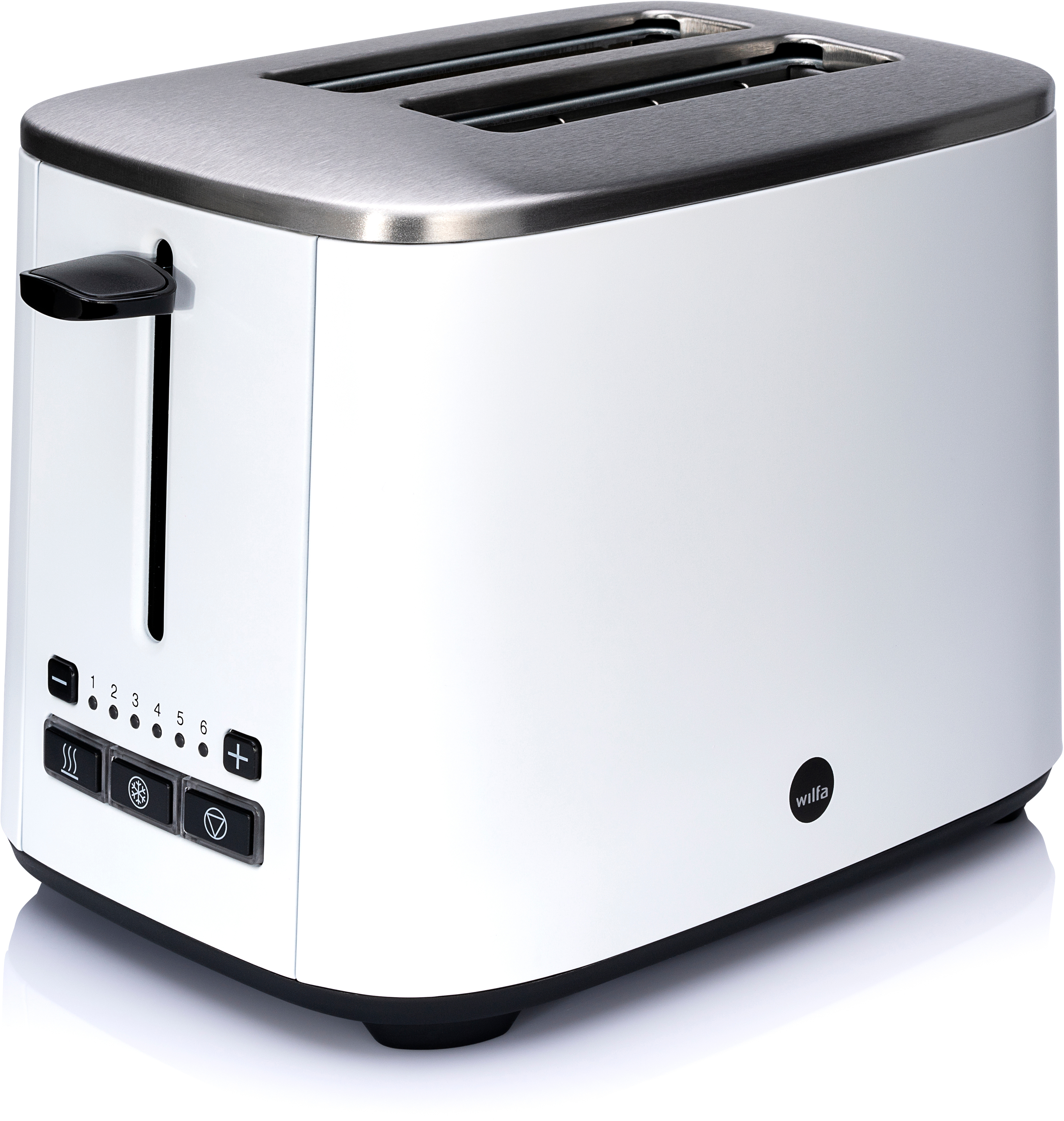 WILFA CLASSIC CT-1000MW 2) Weiß Schlitze: Toaster Watt, (1000