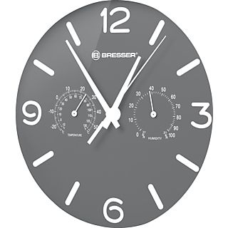 Reloj de pared  - DCF BRESSER, Negro