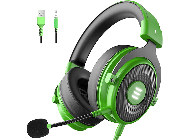 EKSA-TRADE E900pro Gaming Headset, Green Headset Over-ear Gaming