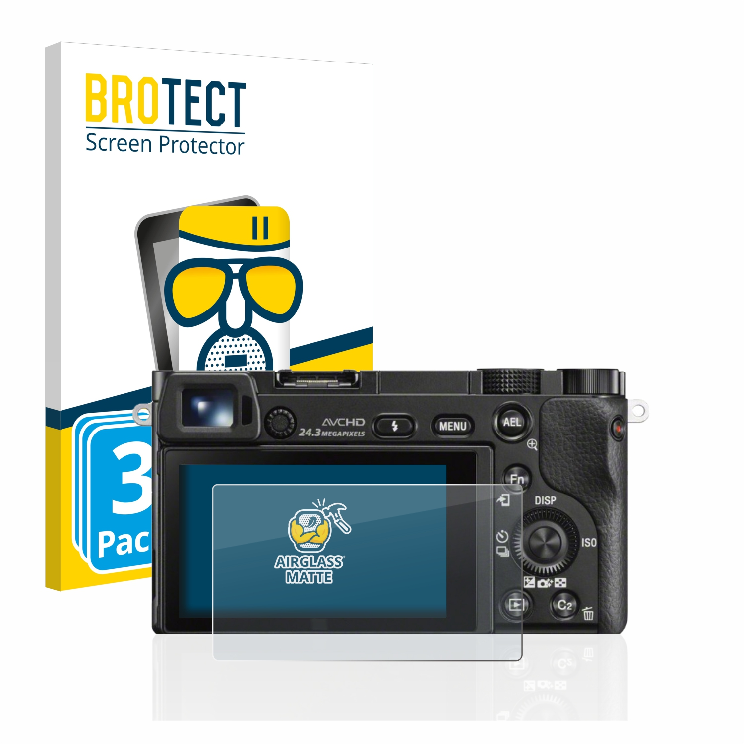 Alpha 6000) Schutzfolie(für matte Airglass BROTECT Sony 3x