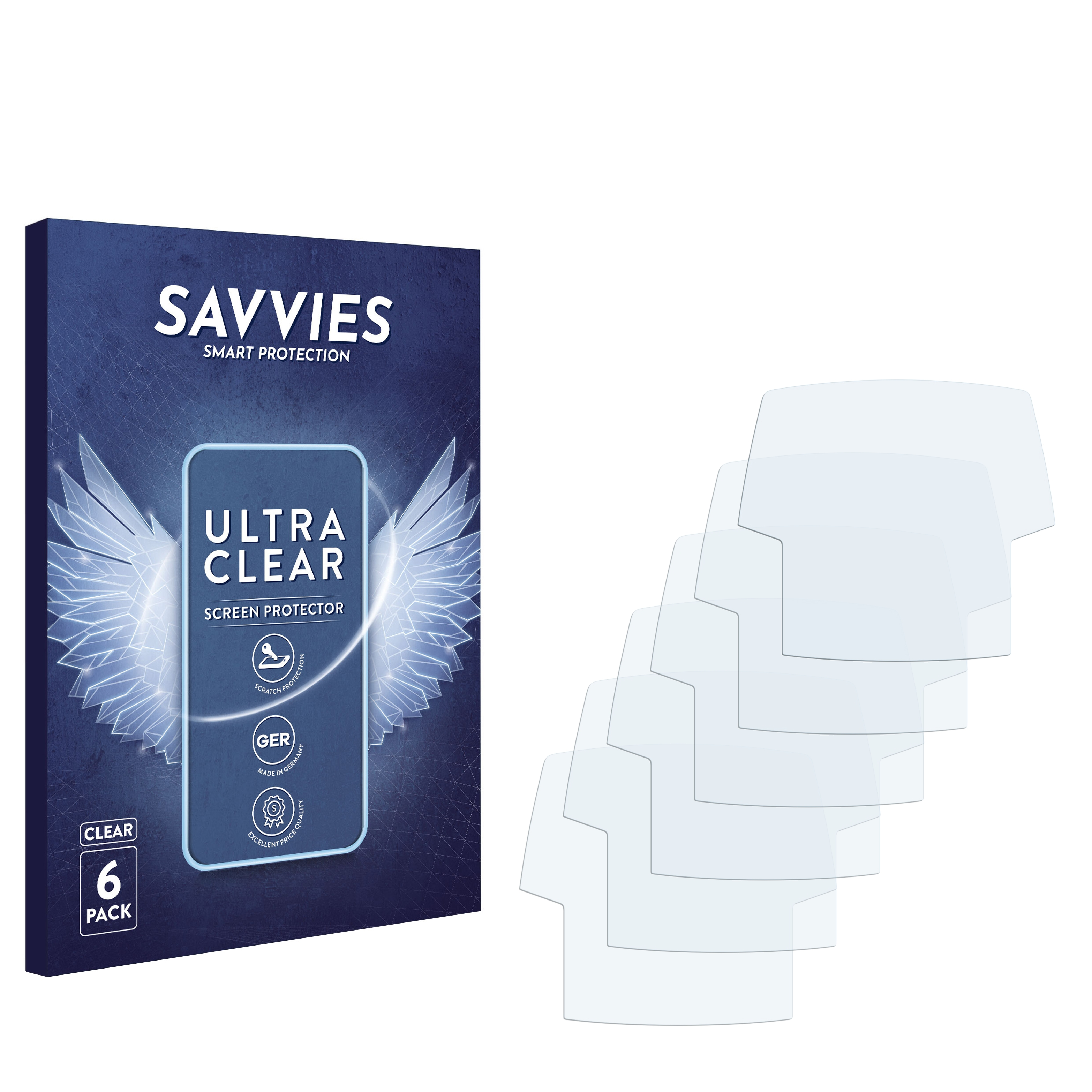 SAVVIES Line) Active klare Bosch 6x Schutzfolie(für Intuvia