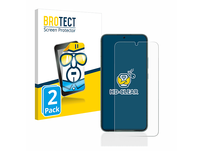 2x klare Galaxy 5G) Plus S22 Samsung Schutzfolie(für BROTECT