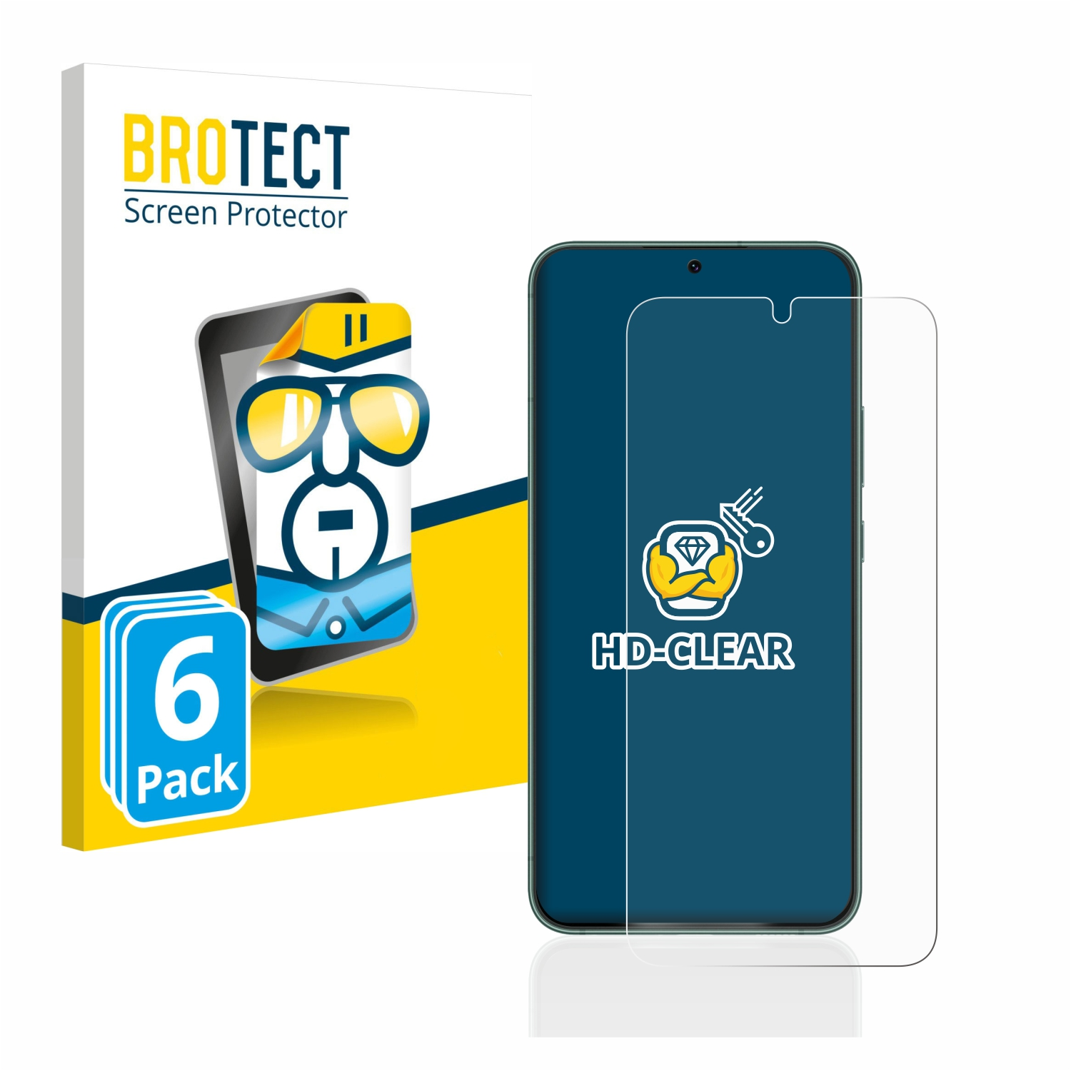 klare Plus S22 Samsung 6x Galaxy BROTECT Schutzfolie(für 5G)