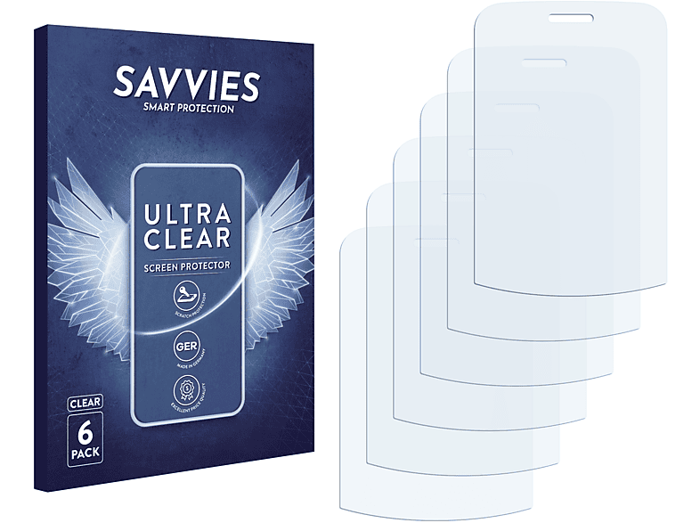 SAVVIES 6x klare Schutzfolie(für Nokia 8110)