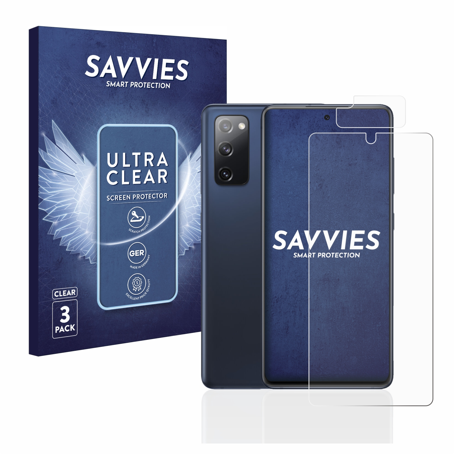 Samsung SAVVIES klare Schutzfolie(für 6x S20 FE) Galaxy