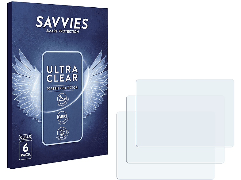 SAVVIES 6x klare Schutzfolie(für Canon EOS 6D)