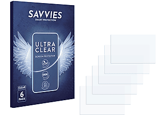 SAVVIES 6x klare Schutzfolie(für Fujifilm X-M1)