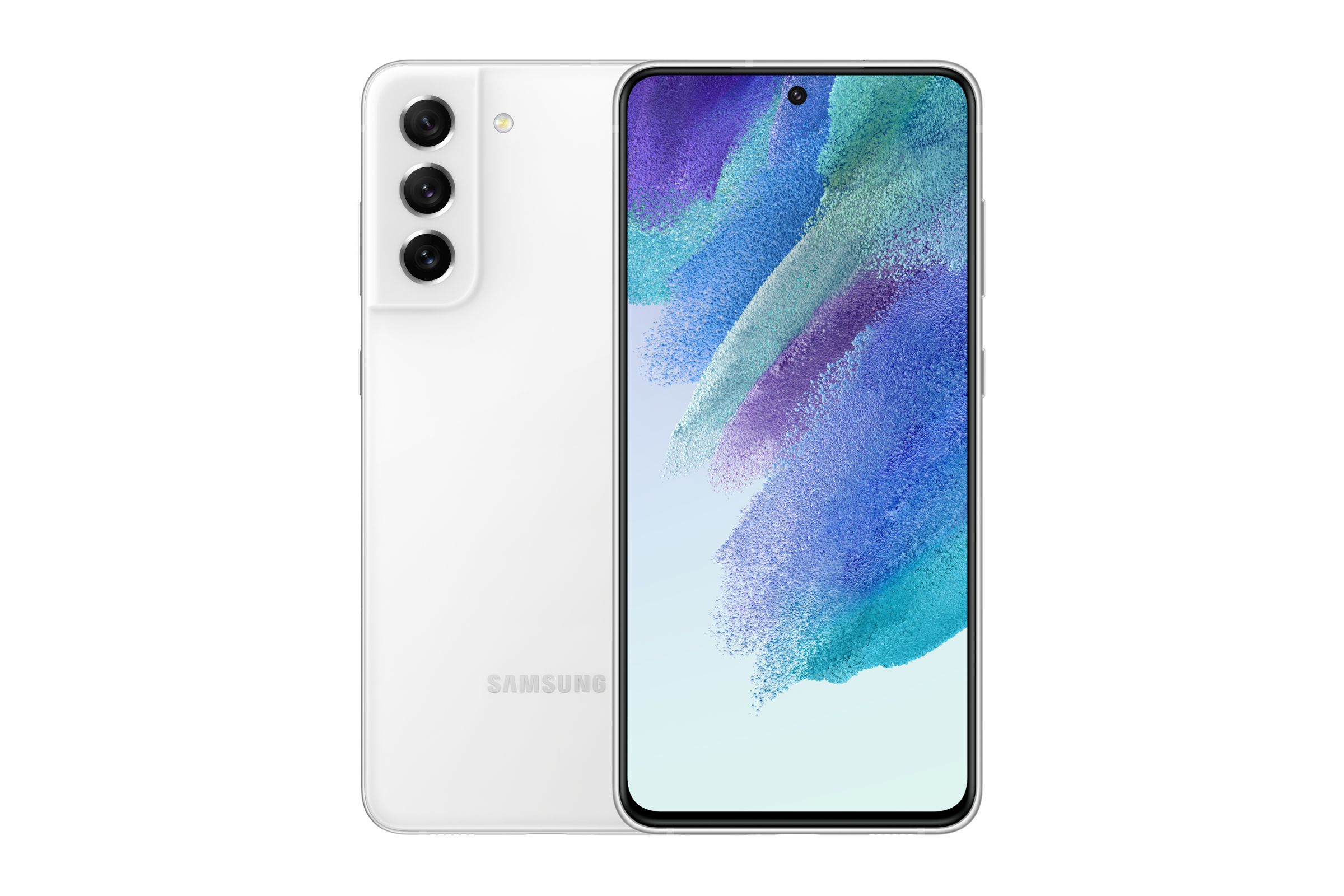 SAMSUNG Galaxy S21 FE 5G 128GB Dual 128 White GB SIM Weiß