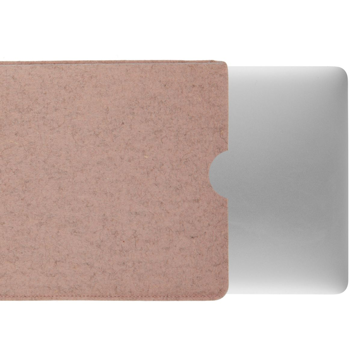 Tasche Filz COVERKINGZ Sleeve Notebook Laptop Schurwolle), für Apple (100% Rosa