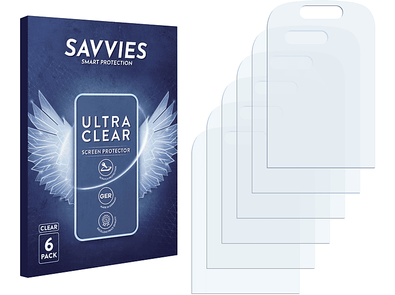 SAVVIES 6x klare Schutzfolie(für Beafon C40)