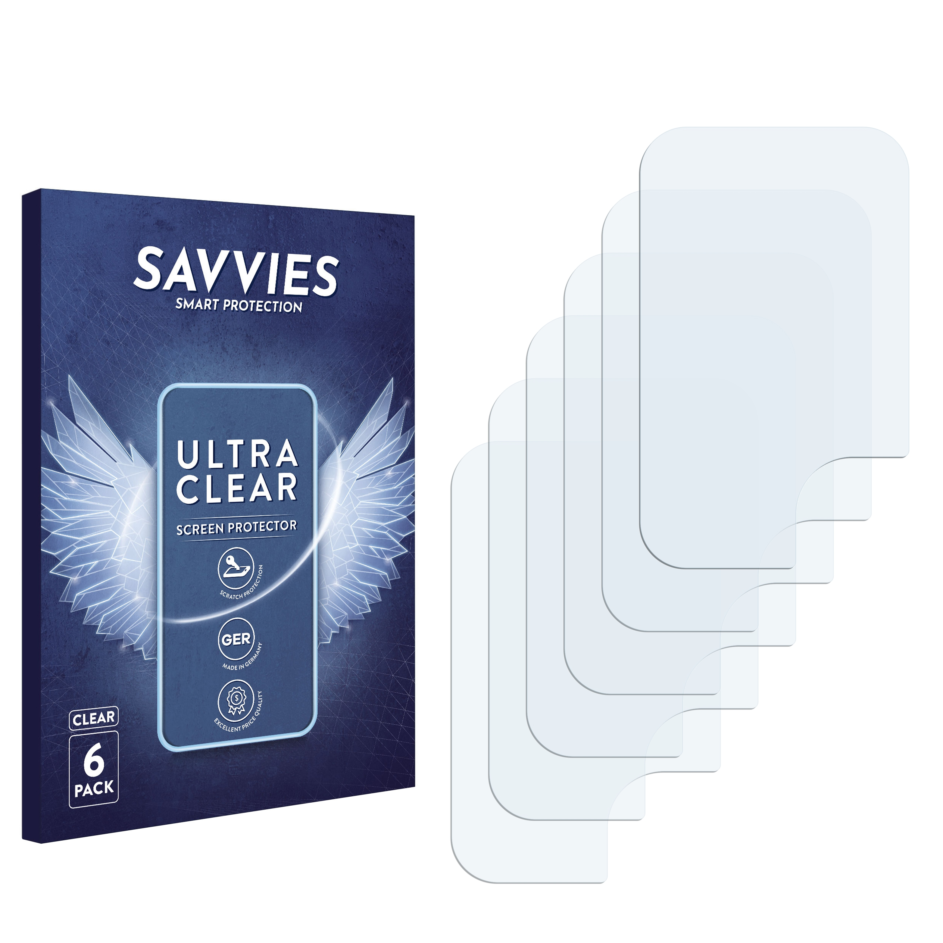 SAVVIES 6x klare Schutzfolie(für Samsung M21s) Galaxy