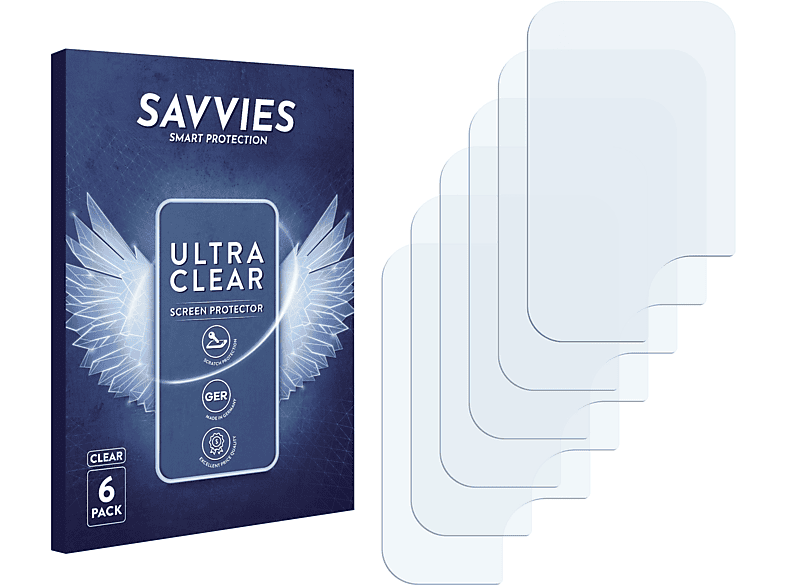 SAVVIES 6x klare Schutzfolie(für Samsung M21s) Galaxy