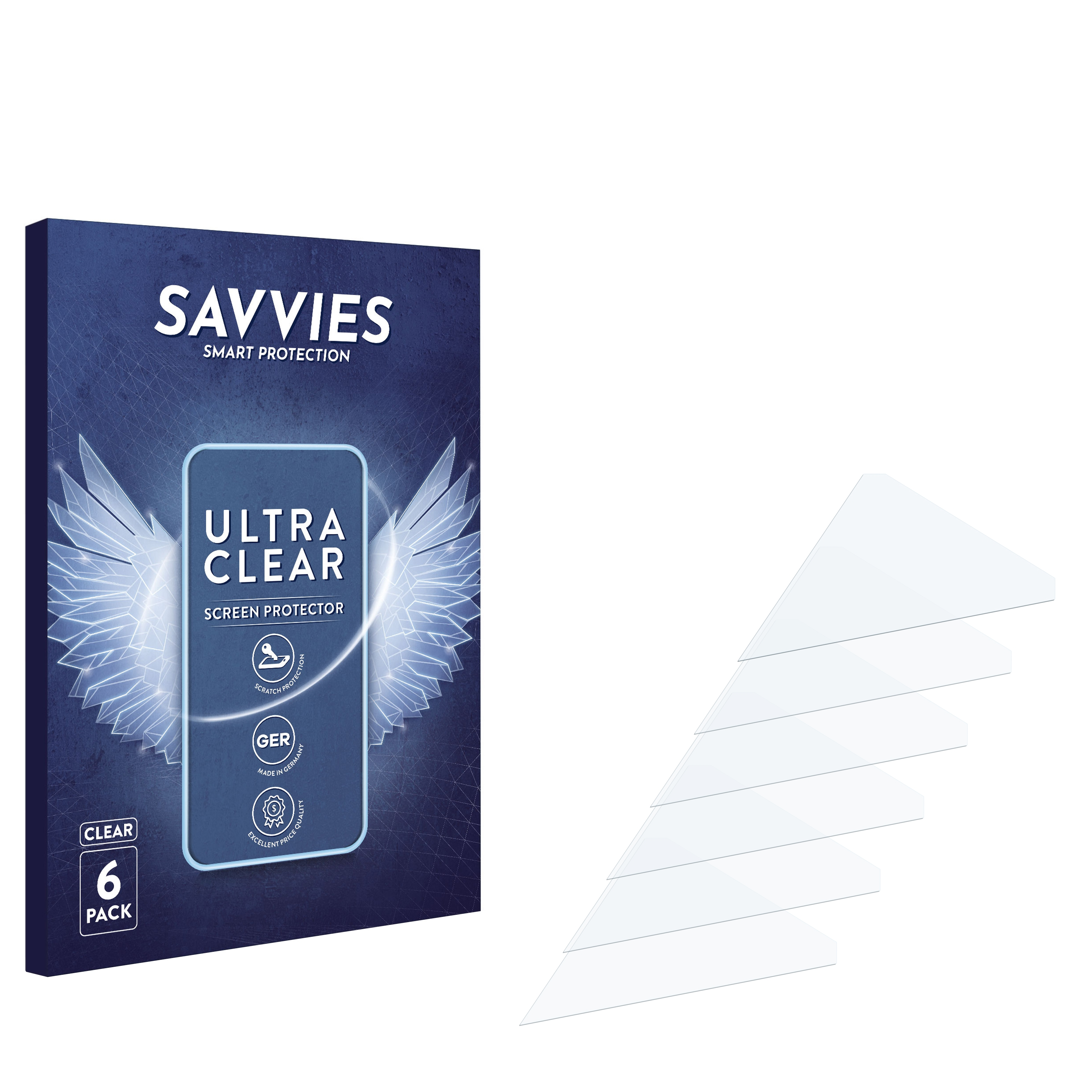 SAVVIES 6x klare Schutzfolie(für Netgear AirCard 785)