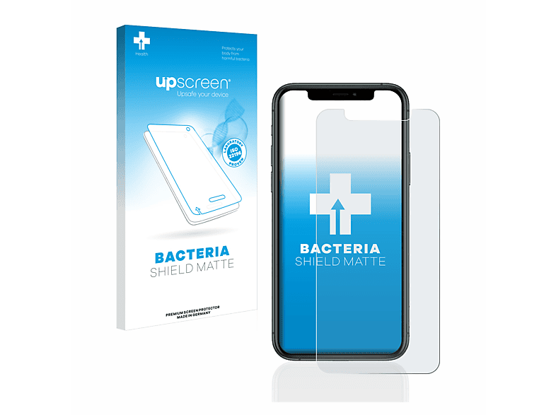 UPSCREEN antibakteriell entspiegelt matte Schutzfolie(für Apple iPhone 11 Pro)
