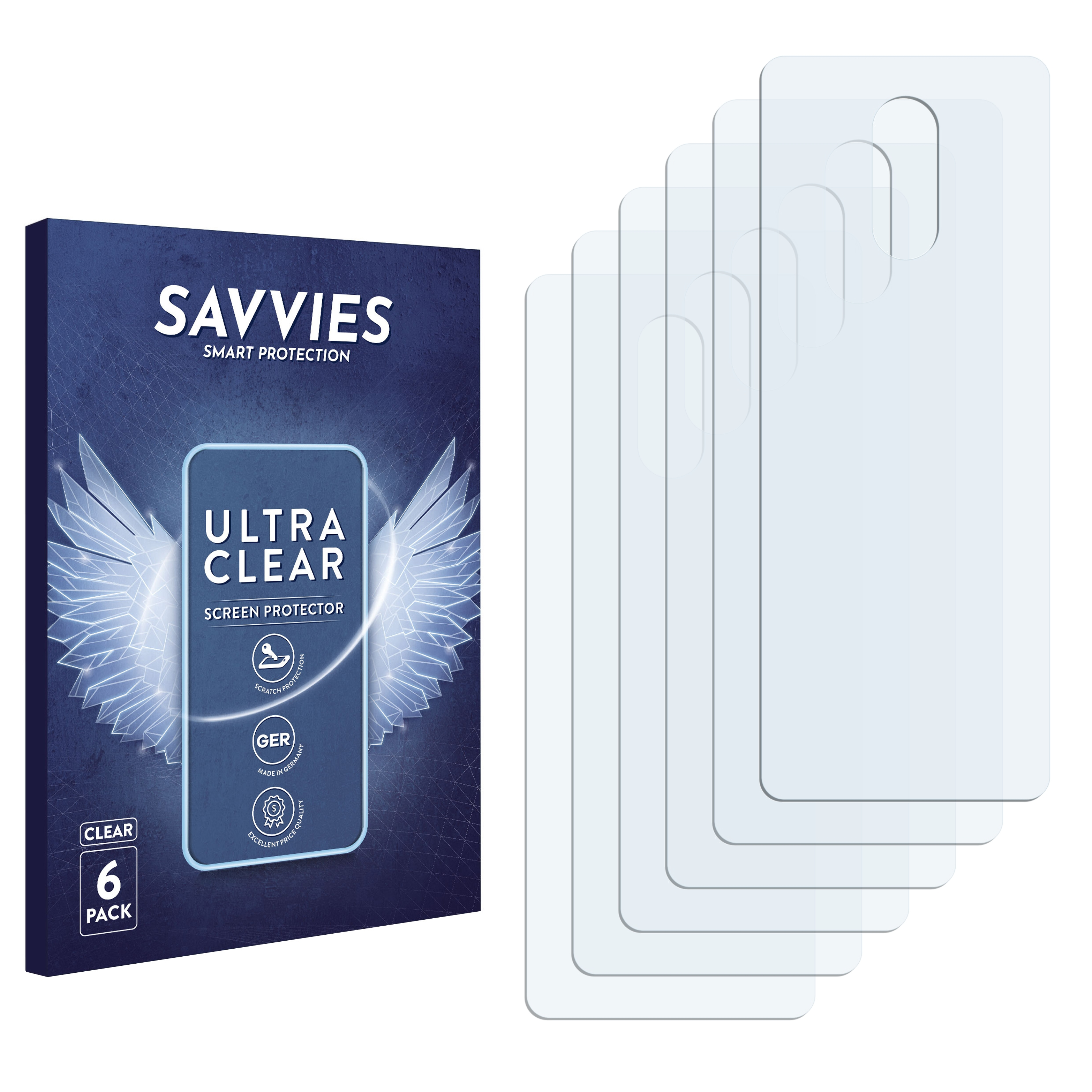 SAVVIES OnePlus 6x 7) klare Schutzfolie(für