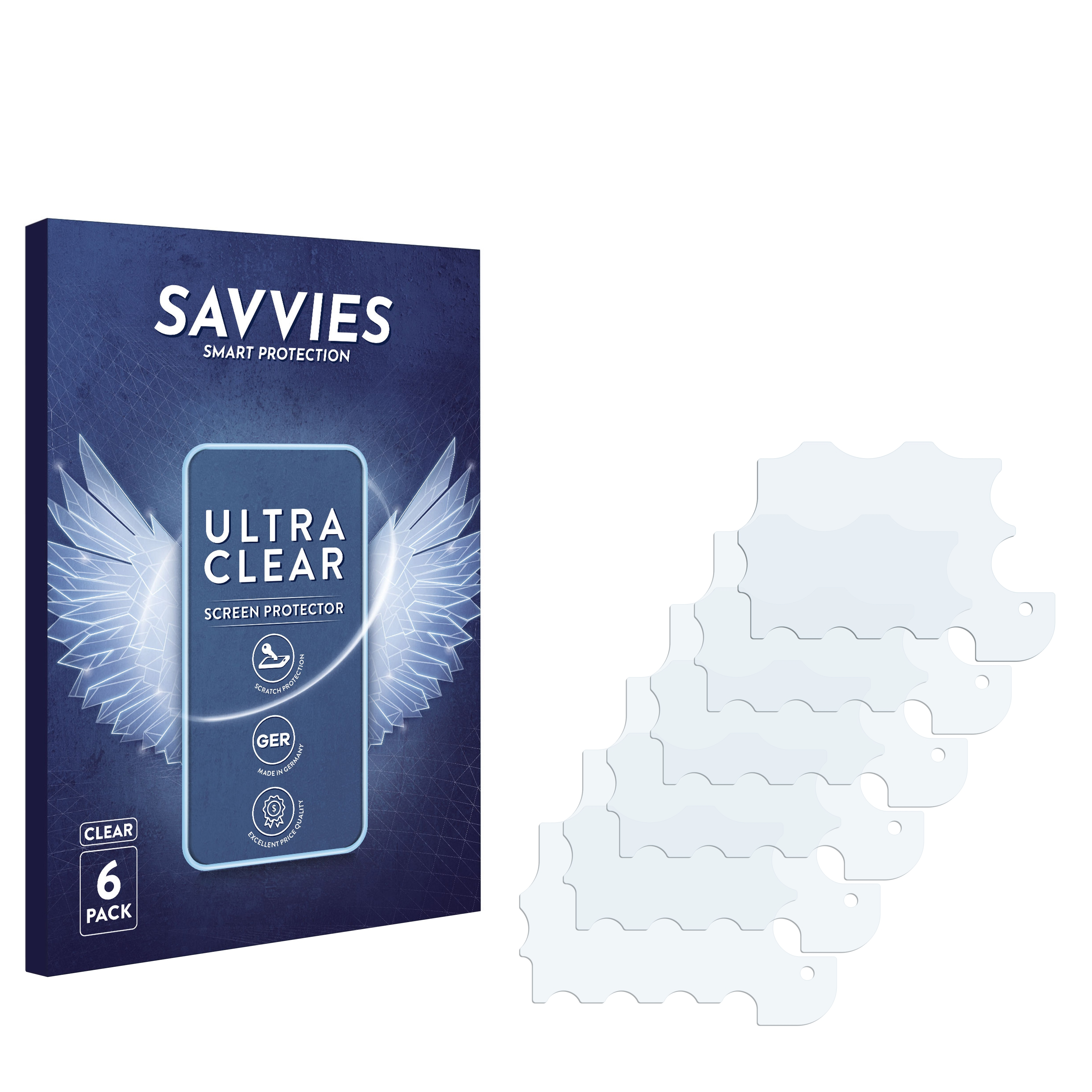 SAVVIES 6x klare Duo Vtech Schutzfolie(für Pro) Kidizoom
