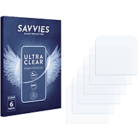 SAVVIES 6x klare Schutzfolie(für Garmin Dash Cam 10)