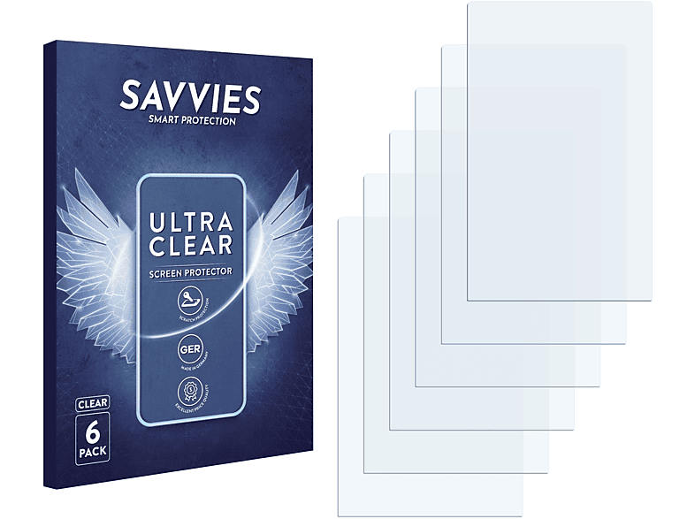 SAVVIES 6x klare Schutzfolie(für Sony NW-A27HN NW-A20 Series)