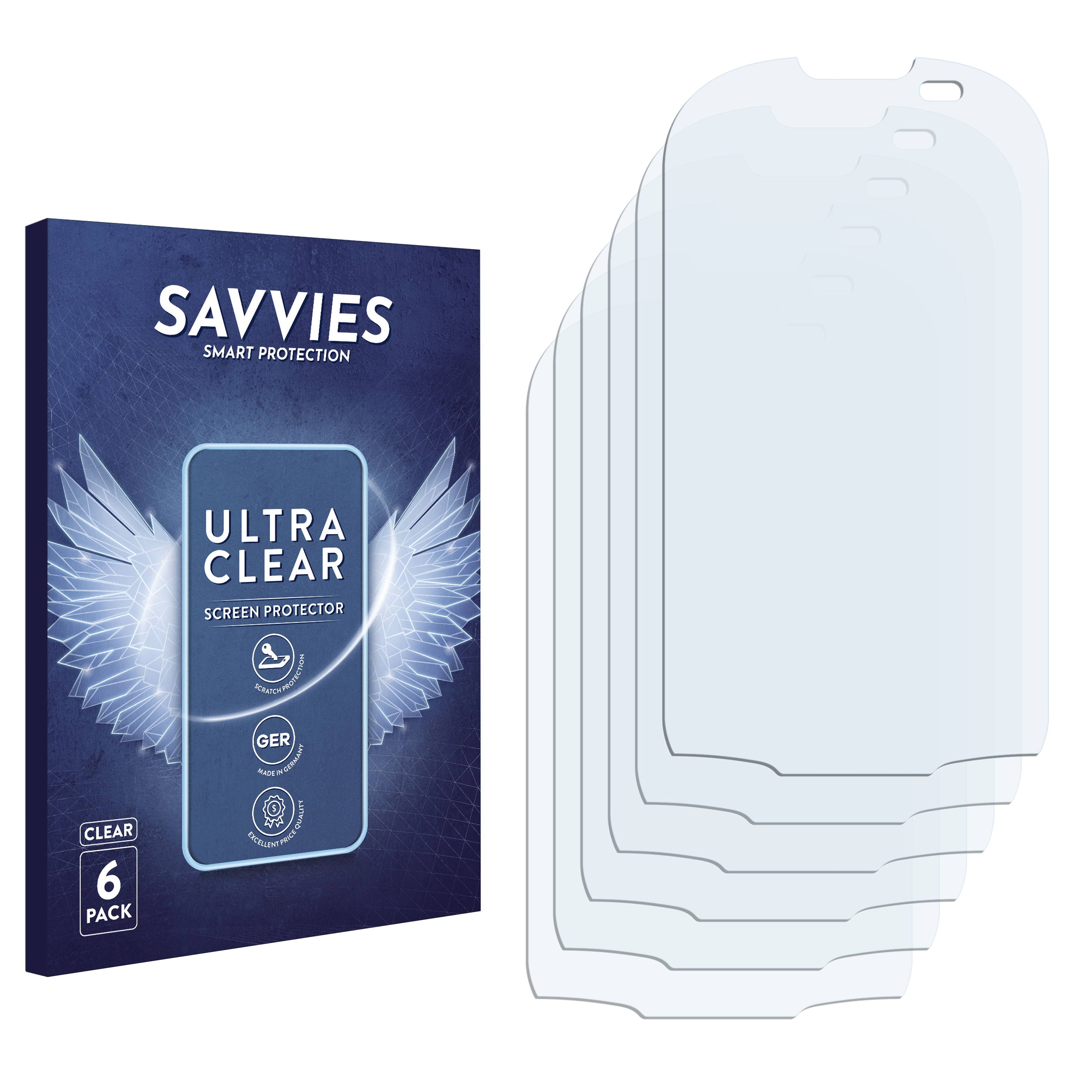 Schutzfolie(für Extravert) SAVVIES Electronics LG klare 6x