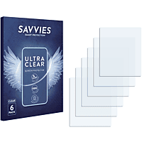 SAVVIES 6x klare Schutzfolie(für Panasonic KX-TG8423)