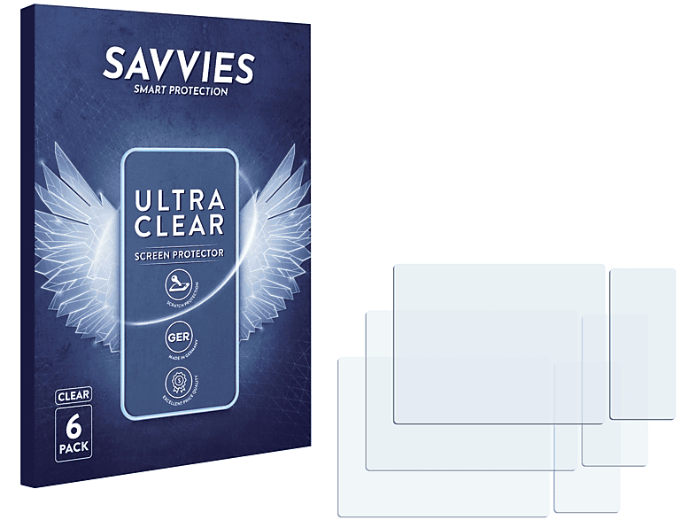 SAVVIES 6x klare Schutzfolie(für Olympus E-5 SLR)