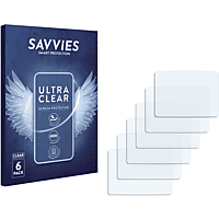 SAVVIES 6x klare Schutzfolie(für Siemens Gigaset A600)