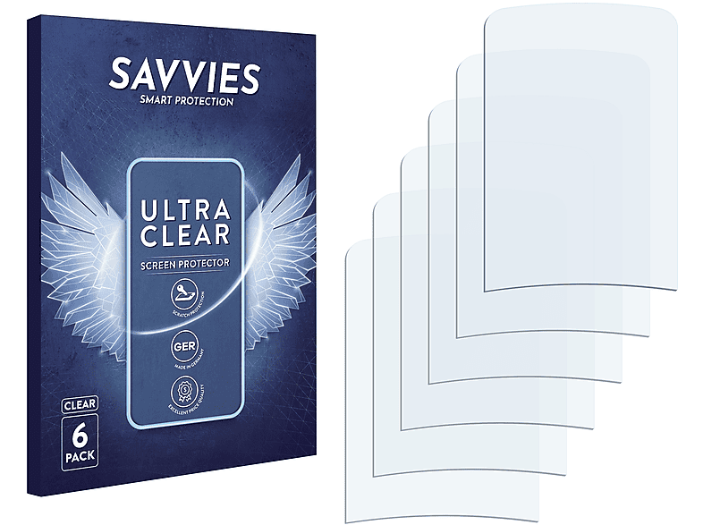 SAVVIES 6x klare Schutzfolie(für Archos 20b Vision) | Schutzfolien & Schutzgläser