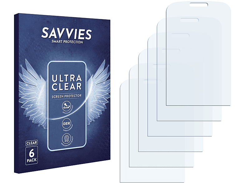 SAVVIES 6x klare Schutzfolie(für AT&T F160)