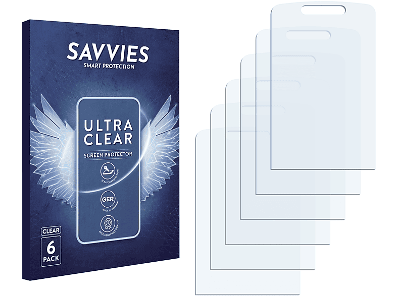 SAVVIES 6x klare Schutzfolie(für Samsung GT-M3510)