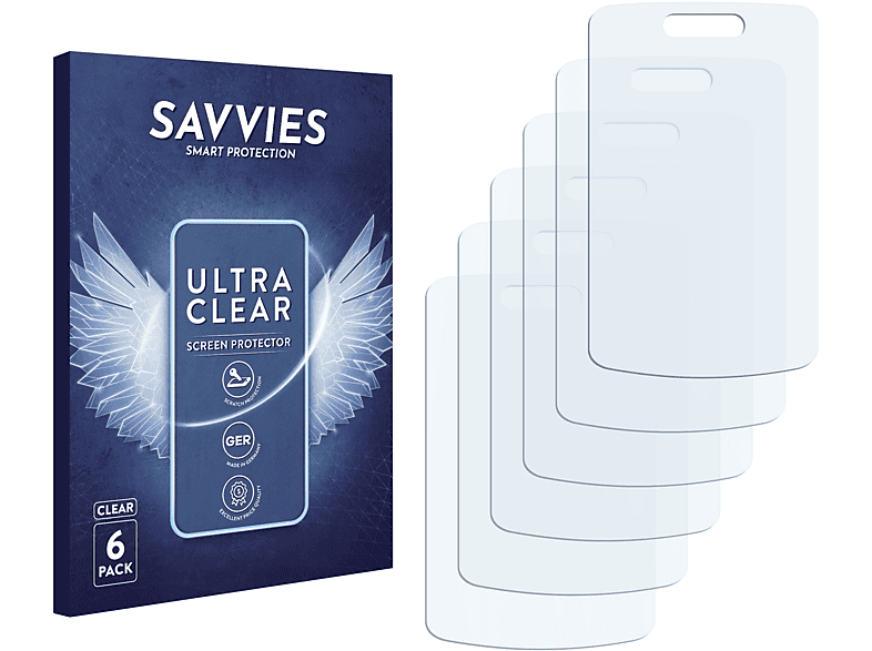 SAVVIES 6x klare Schutzfolie(für Samsung B5702)