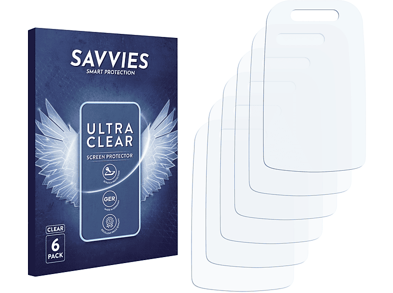SAVVIES 6x klare Schutzfolie(für LG B470)