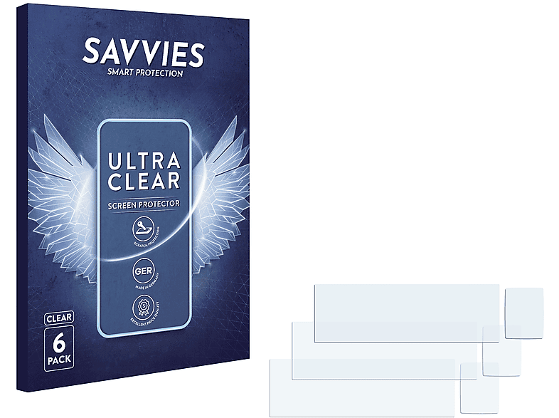 SAVVIES 6x klare Nokia Schutzfolie(für 9210)