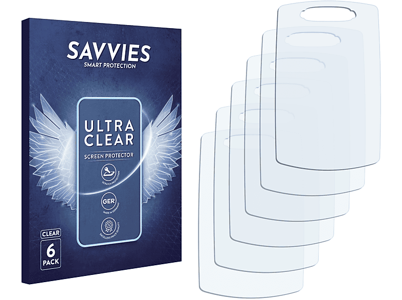 SAVVIES 6x klare Schutzfolie(für E370) Samsung