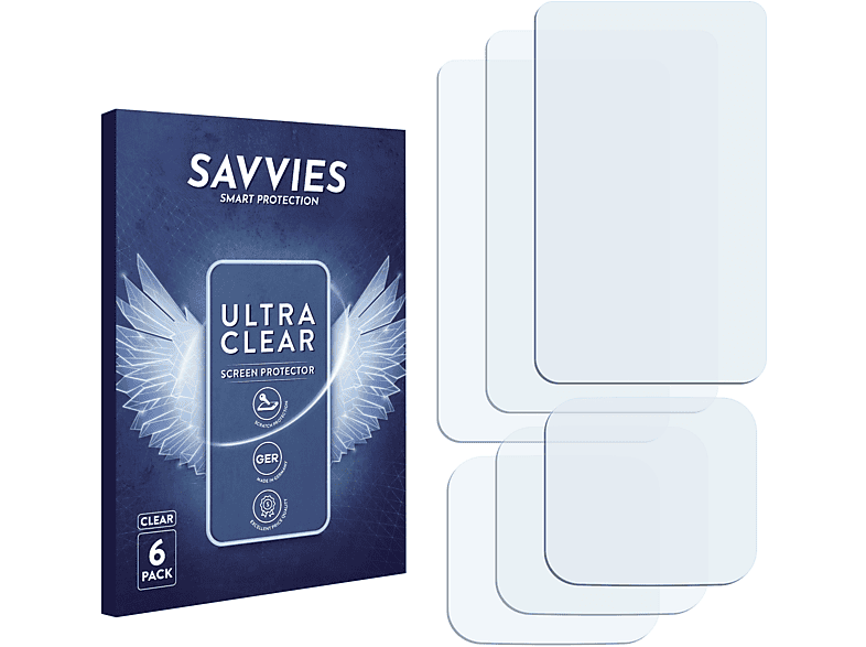 SAVVIES 6x klare Schutzfolie(für Samsung Virgin Mobile Entro)