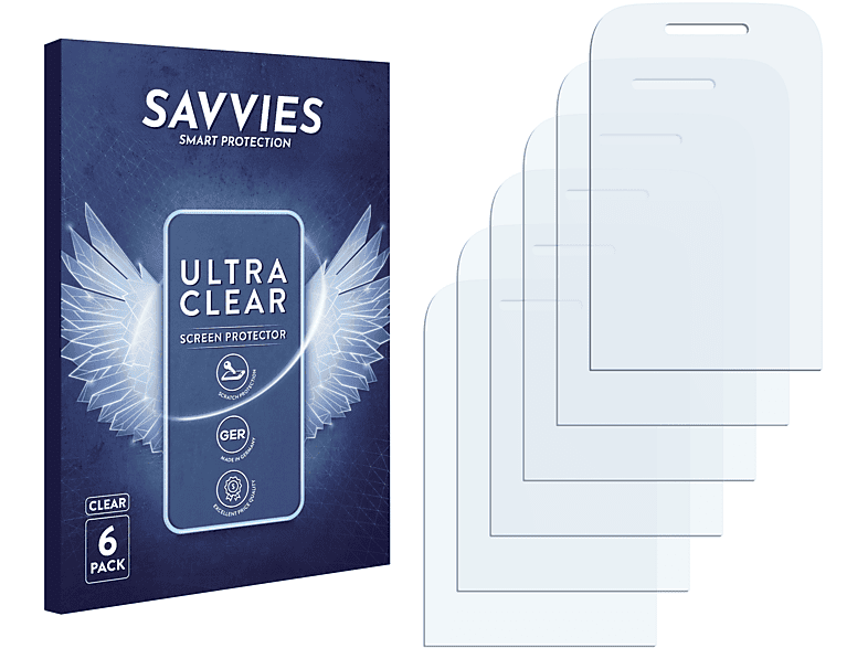 SAVVIES 6x Schutzfolie(für klare Samsung E2350)
