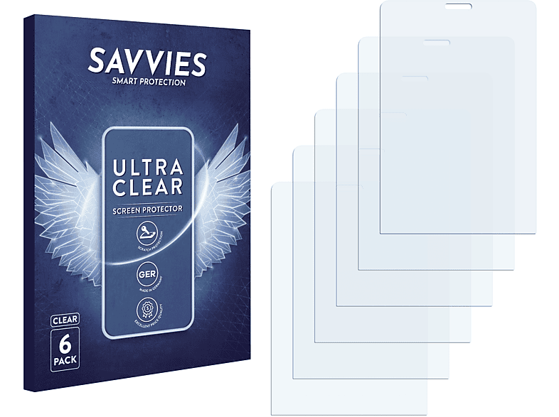 SAVVIES 6x klare Schutzfolie(für Nokia 515) | Displayschutzfolien & Gläser