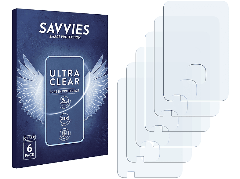 SAVVIES 6x klare Schutzfolie(für Kodak Playfull Waterproof)