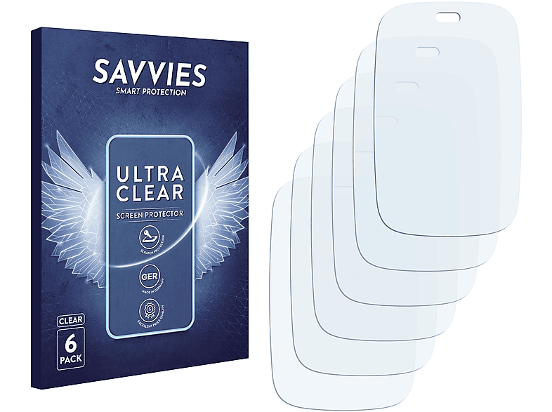 SAVVIES 6x klare Schutzfolie(für HP Veer)