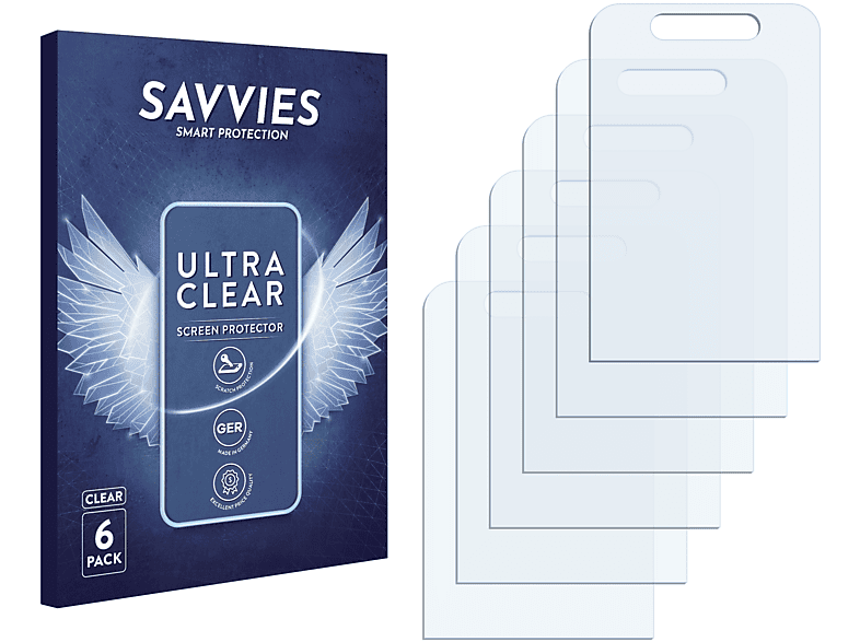 klare 6x Schutzfolie(für SAVVIES Samsung E2100)