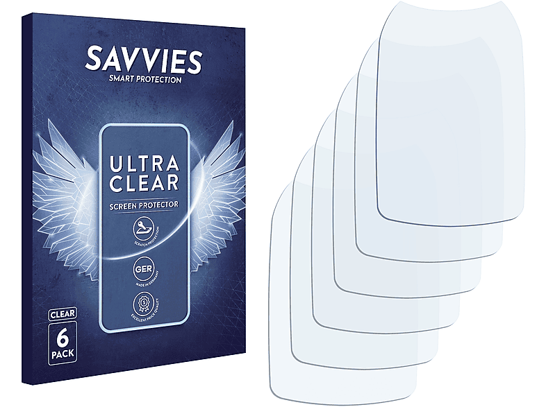 SAVVIES 6x SGH-E520) klare Samsung Schutzfolie(für