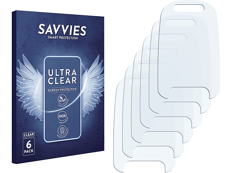 SAVVIES 6x klare Schutzfolie(für Sony Ericsson Z310i)