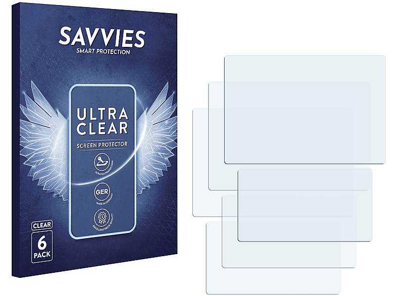 SAVVIES 6x klare Schutzfolie(für Pentax 645Z)
