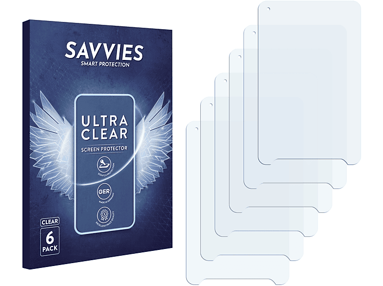 SAVVIES 6x klare Schutzfolie(für MEDION Lifetab E7311 (MD98439))