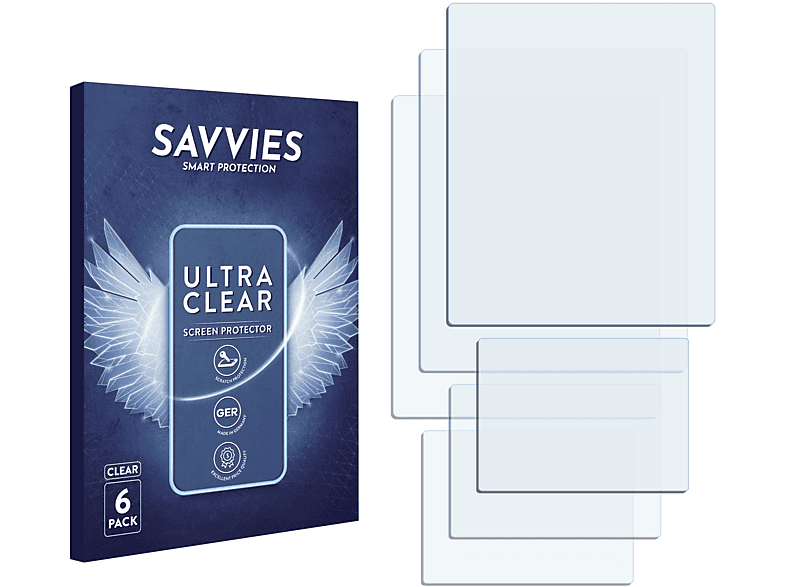 SAVVIES 6x klare Schutzfolie(für Nokia 6103)