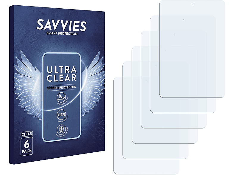 SAVVIES 6x klare Schutzfolie(für 5-FNF iFive Mini 3)