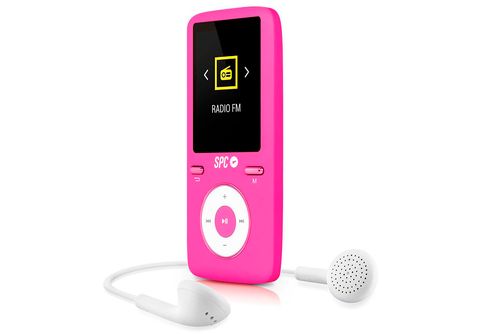 Reproductor MP3 - 8488P SPC, 8 GB, 12h, Rosa