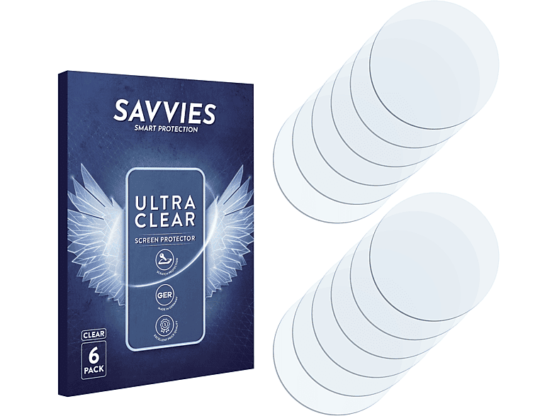 SAVVIES 6x klare Schutzfolie(für OnePlus 2 Nord 5G)